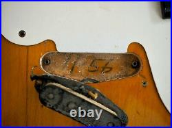 1956 Fender Precision Bass Vintage Electric Bass Guitar Sunburst with Case
