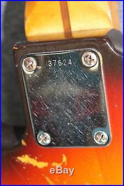 1959 Fender PBass Precision Electric Sunburst Bass Guitar Pre CBS Vintage E43