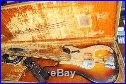 1959 Fender PBass Precision Electric Sunburst Bass Guitar Pre CBS Vintage E43