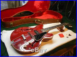 1959 Gibson ES-330T Vintage Original Cherry Thinline Hollowbody Guitar withOHSC