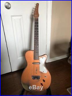 1959 Silvertone vintage bronze electric guitar Model 1417 Danelectro built