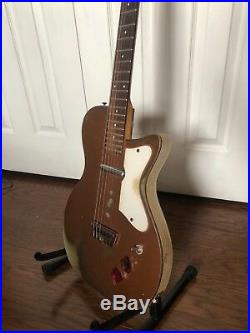 1959 Silvertone vintage bronze electric guitar Model 1417 Danelectro built