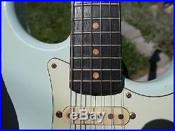 1960 Fender Stratocaster Guitar Sonic Blue Refin