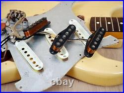 1961 Fender Stratocaster Vintage Slab Board Pre-CBS Guitar Blonde, One-Piece Ash