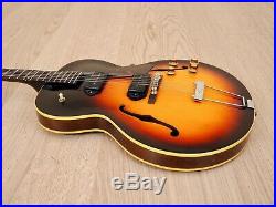1961 Gibson ES-125TD Vintage Hollowbody Electric Guitar P-90, ES-125 with Case