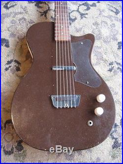 1961 Silvertone U-1 Single Cut electric guitar vintage U1 Danelectro Sears