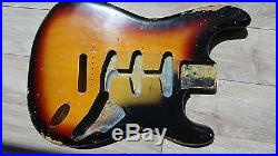 1963 Fender Stratocaster Body Sunburst Vintage Strat pre cbs'63 Original