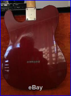 1964 Fender Telecaster Mahogany Transparent Red with Case Rare