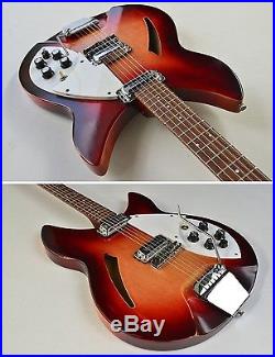 1966 Vintage Rickenbacker 335 FIREGLO 1960s Electric Guitar withAccent Vibrato