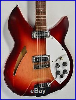 1966 Vintage Rickenbacker 335 FIREGLO 1960s Electric Guitar withAccent Vibrato