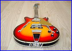 1967 Fender Coronado XII Vintage 12 String Hollowbody Guitar Sunburst withohc