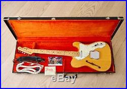 1968 Fender Telecaster Thinline Vintage One-Owner Guitar 100% Stock, Case & Tags