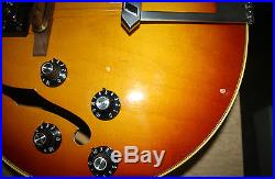 1968 GIBSON CUSTOM LEFT HANDED ELECTRIC GUITAR #909686 INCLUDES HARDCASE