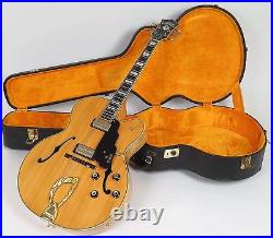 1968 Guild X-500 Blonde Archtop Guitar Lots of Flame! With Case