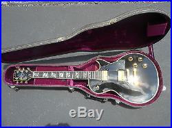 1970-1972 Gibson Les Paul Custom Black Beauty Rare Super 400 Fret Markers Minty