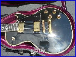 1970-1972 Gibson Les Paul Custom Black Beauty Rare Super 400 Fret Markers Minty