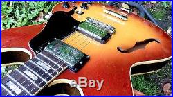 1970-72 Gibson ES-335 All Original Rare Autumun Sunburst w OHSC