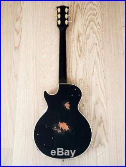 1970 Gibson Les Paul Custom Black Beauty Vintage Electric Guitar Big Neck withohc