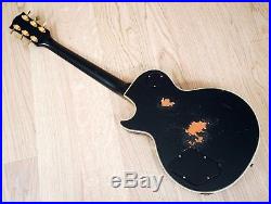 1970 Gibson Les Paul Custom Black Beauty Vintage Electric Guitar Big Neck withohc