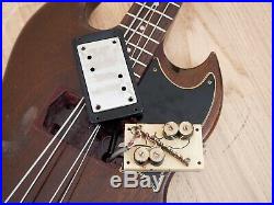 1973 Gibson EB-4L Vintage Full Scale SG Electric Bass Guitar Walnut EB-0