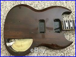 1973 Gibson SG Standard Husk Body Neck Project Walnut