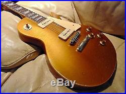 1973 Vintage Gibson Les Paul Goldtop Outstanding Players Cond P90 OriginalCase