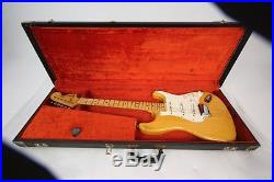 1974 75 Vintage Fender Stratocaster Strat Electric Guitar Hardtail With OrigI case