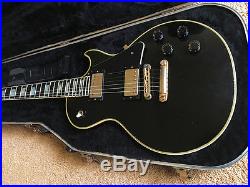 1976 Gibson Les Paul Custom Black Beauty Vintage Electric Guitar
