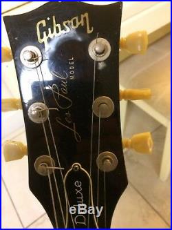 1976 Gibson Les Paul Deluxe Vintage Elec. Guitar Mini Humbuckers Natural Finish