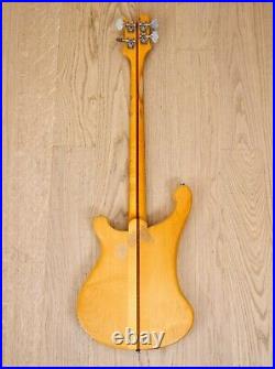 1977 Rickenbacker 4001 Vintage Electric Bass Guitar Mapleglo with Case, 4003