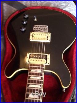 1977 to 1979 #01469 Black Hamer USA Sunburst 6 String Guitar/Original Hardshell