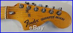 1978 Fender Telecaster Deluxe Natural Electric Guitar 100% Original Nice