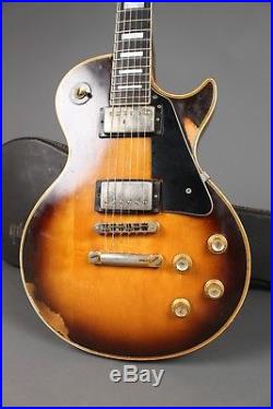 1978 Gibson Les Paul Custom Tobacco Sunburst Vintage with Original Hardshell Case
