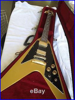 1980 Gold Gibson Flying V Limited Edt #250 Guitar Center 100% Original