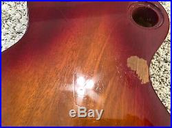 1980 Gibson Les Paul Deluxe Husk Cherry Sunburst Clownburst Body Neck Project