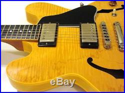 1982 Gibson ES-335 Blonde Dot Custom Shop'59 Reissue Unreal 3D Wavy Flame
