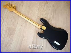 1983 Fender Precision Bass Elite II Vintage Electric Bass Guitar Black Sparkle
