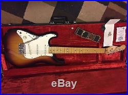 1983 Fender Stratocaster Left Hand Sunburst Vintage Electric Guitar Lefty