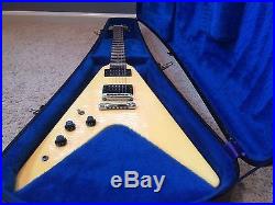 1985 lefty left handed Gibson Flying V electric guitar