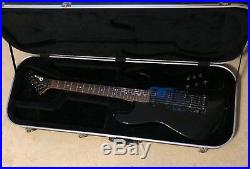 1986 Charvel Model 4 TM Neck SN 247399 Black Guitar