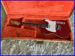 1987 Fender Telecaster Custom Vintage'62 Reissue Candy Apple Red Cream Binding
