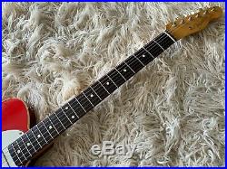 1987 Fender Telecaster Custom Vintage'62 Reissue Candy Apple Red Cream Binding