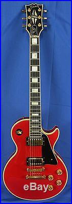 1987 Gibson Les Paul Custom Wine Red Electric Guitar 9 lbs 12 oz