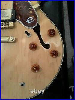 1988 Epiphone by Gibson Sheraton Natural Electric Guitar withHSC ON SALE