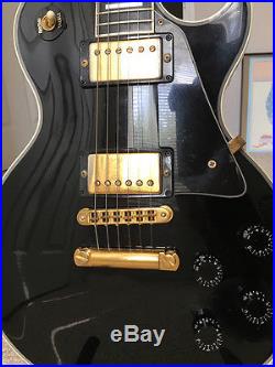 1988 Gibson Les Paul Custom Black Beauty, OHSC, Gold Hardware