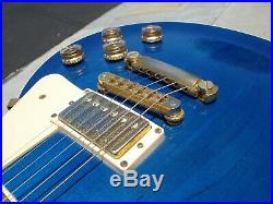 1990 Gibson Les Paul Standard Limited Colours Trans Blue with Gold Hardware