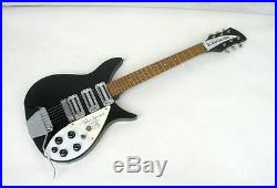 1991 Rickenbacker 325JL Jetglo John Lennon LE 6 String Electric Guitar WithCOA