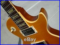 1992 Gibson Les Paul Classic Plus Trans Amber Flametop Neck Standard 60's Neck