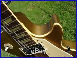1993 Gibson Les Paul Classic 1960 Bullion All Gold Goldtop Standard 60's Neck