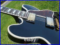 1995 Gibson BB King Lucille ES-355 USA Ebony Black Gold Hardware